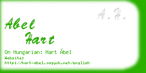 abel hart business card